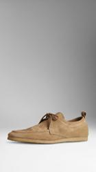 Burberry Prorsum Crpe Sole Suede Shoes