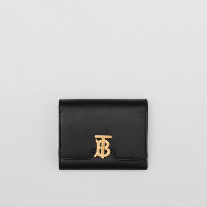 Burberry Burberry Leather Tb Folding Wallet