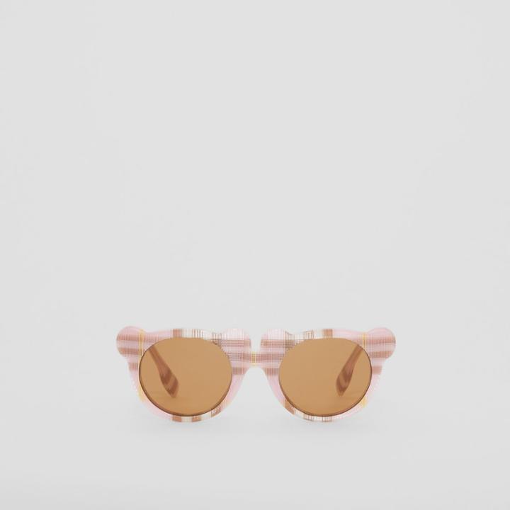 Burberry Burberry Childrens Check Bio-acetate Teddy Bear Frame Sunglasses