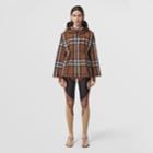 Burberry Burberry Check Recycled Polyester Hooded Jacket, Size: 0