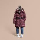 Burberry Burberry Showerproof Puffer Coat, Size: 4y, Purple