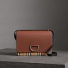 Burberry Burberry The Medium Vintage Check And Leather D-ring Bag