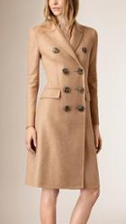 Burberry Prorsum High Waist Cashmere Coat