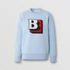 Burberry Burberry Letter Graphic Technical Wool Jacquard Sweater