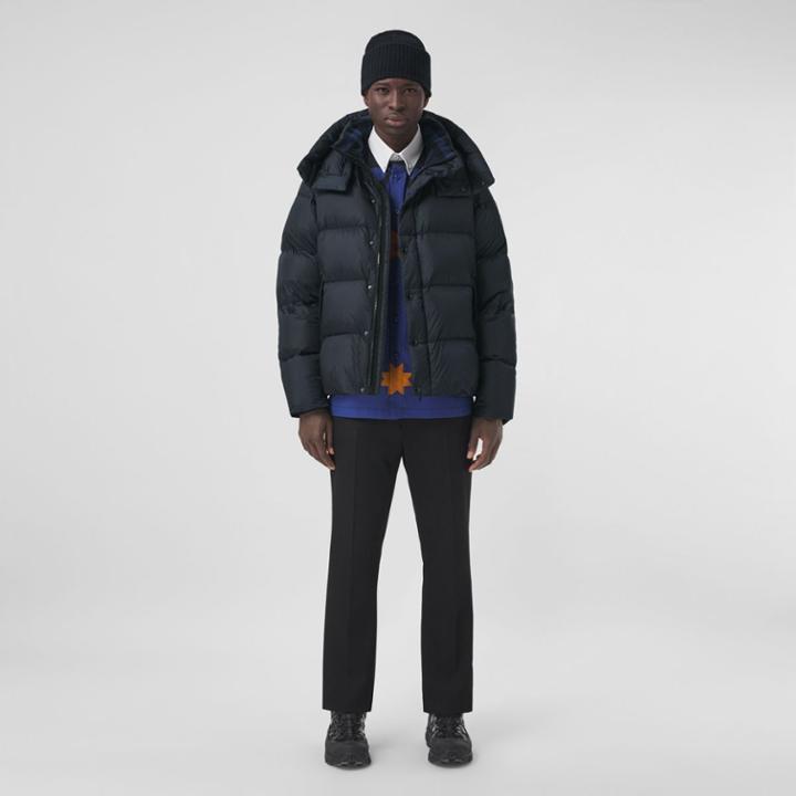 Burberry Burberry Detachable Sleeve Hooded Puffer Jacket, Size: Xxl