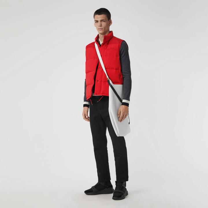 Burberry Burberry Embroidered Archive Logo Down-filled Gilet, Size: 42