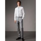 Burberry Burberry Slim Fit Cotton Poplin Shirt, Size: 17.5, White