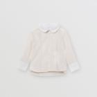 Burberry Burberry Childrens Pintuck Panel Stretch Cotton Poplin Shirt, Size: 18m, White
