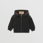Burberry Burberry Childrens Monogram Quilted Panel Cotton Hooded Top, Size: 2y