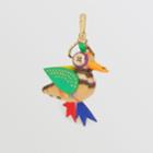 Burberry Burberry Barry The Duck Rainbow Vintage Check Charm, Yellow