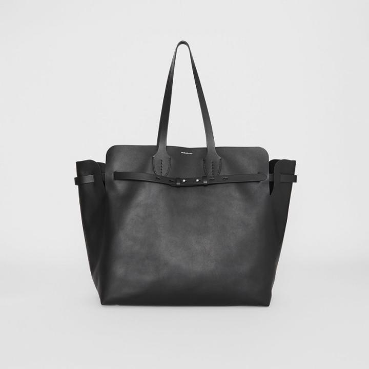 Burberry Burberry The Large Soft Leather Belt Bag, Black