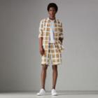 Burberry Burberry Painted Vintage Check Cotton Drawcord Shorts, Size: Xxl