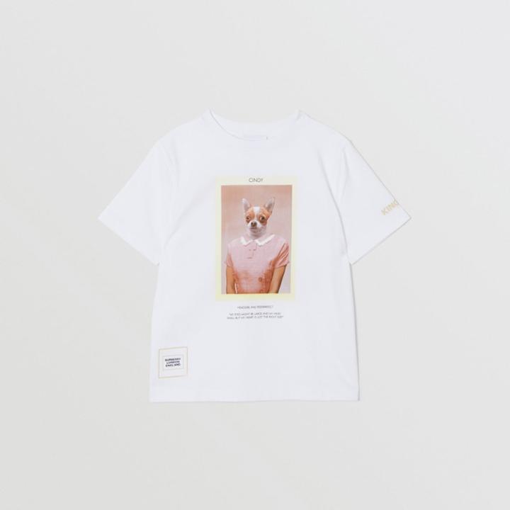 Burberry Burberry Childrens Character Print Cotton T-shirt, Size: 12y, White