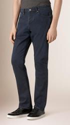 Burberry Straight Fit Indigo Stretch Jeans