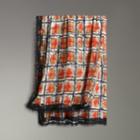 Burberry Burberry Scribble Check Print Cotton Square Scarf