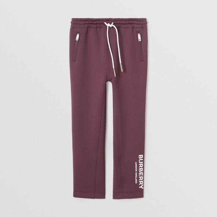 Burberry Burberry Childrens Logo Print Lightweight Trackpants, Size: 12y, Red