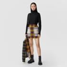 Burberry Burberry Logo Tape Wool Silk Roll-neck Sweater, Size: Xl, Black