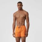 Burberry Burberry Logo Appliqu Drawcord Swim Shorts, Orange