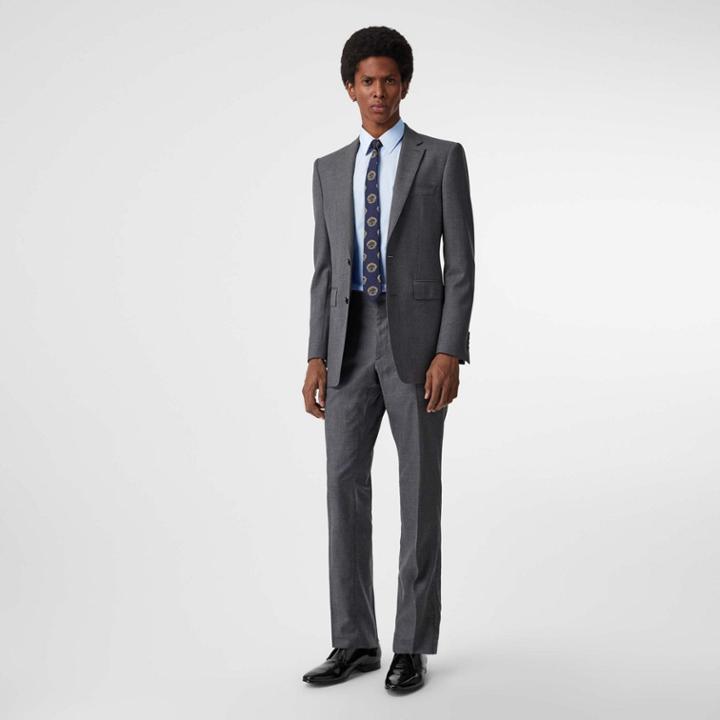 Burberry Burberry Slim Fit Cotton Poplin Shirt, Size: 14.5