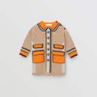 Burberry Burberry Childrens Trompe L'oeil Intarsia Cashmere Sweater Dress, Size: 18m, Beige