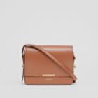 Burberry Burberry Small Two-tone Leather Grace Bag, Brown