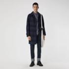 Burberry Burberry Fil Coup Check Cotton Shirt, Size: M, Blue