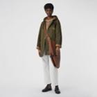 Burberry Burberry Lightweight Diamond Quilted Hooded Parka, Size: S, Green