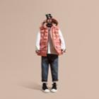 Burberry Burberry Hooded Down-filled Gilet, Size: 4y, Orange