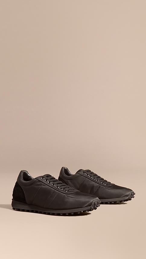 Burberry Textural Trim Technical Sneakers