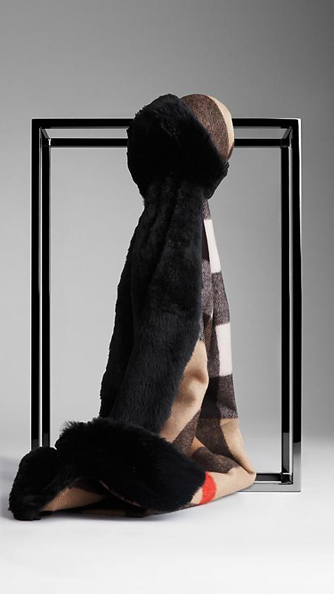 Burberry Rabbit Fur Stole