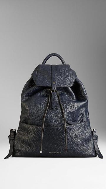 Burberry Signature Grain Leather Backpack