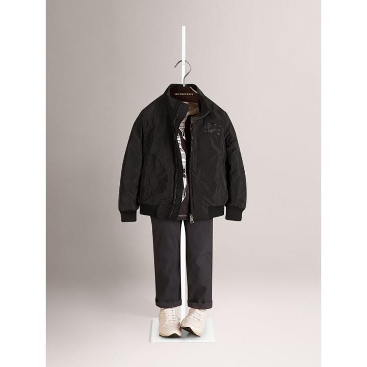 Burberry Burberry Packaway Lightweight Blouson, Size: 12y, Black