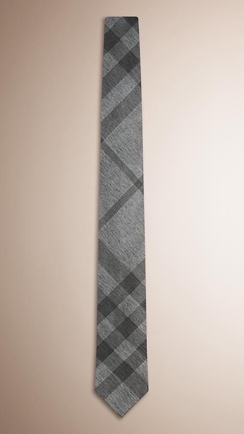 Burberry Modern Cut Check Tonic Silk Tie