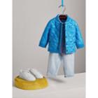 Burberry Burberry Topstitched Quilted Jacket, Size: 3y, Blue