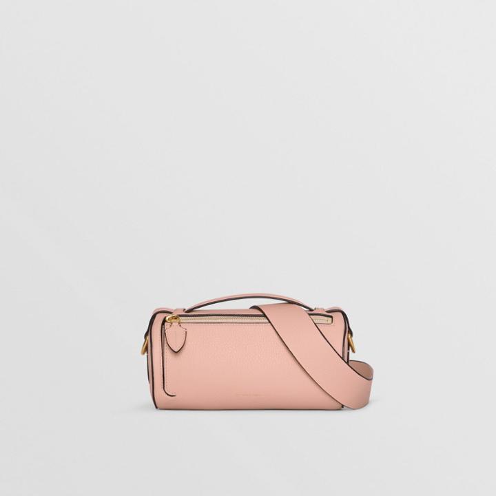 Burberry Burberry The Leather Barrel Bag, Purple