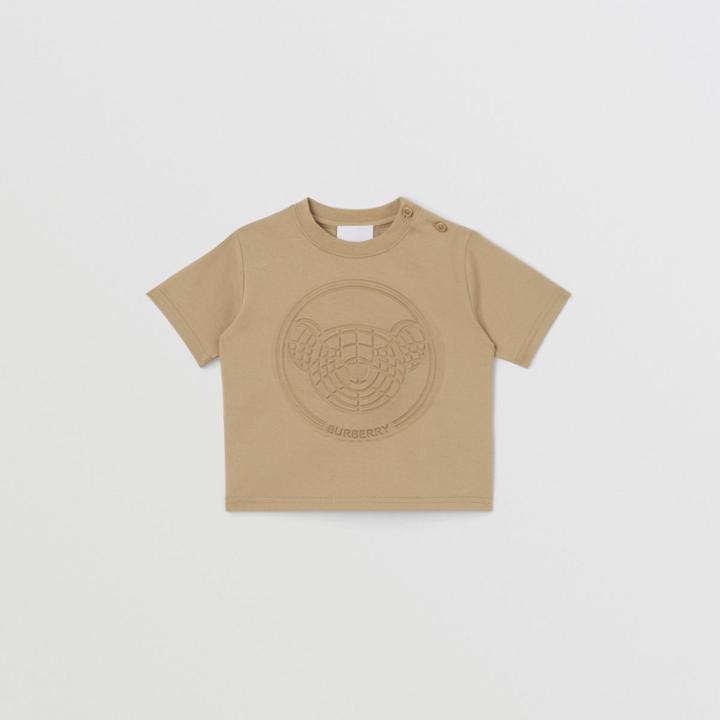 Burberry Burberry Childrens Thomas Bear Motif Cotton T-shirt, Size: 12m