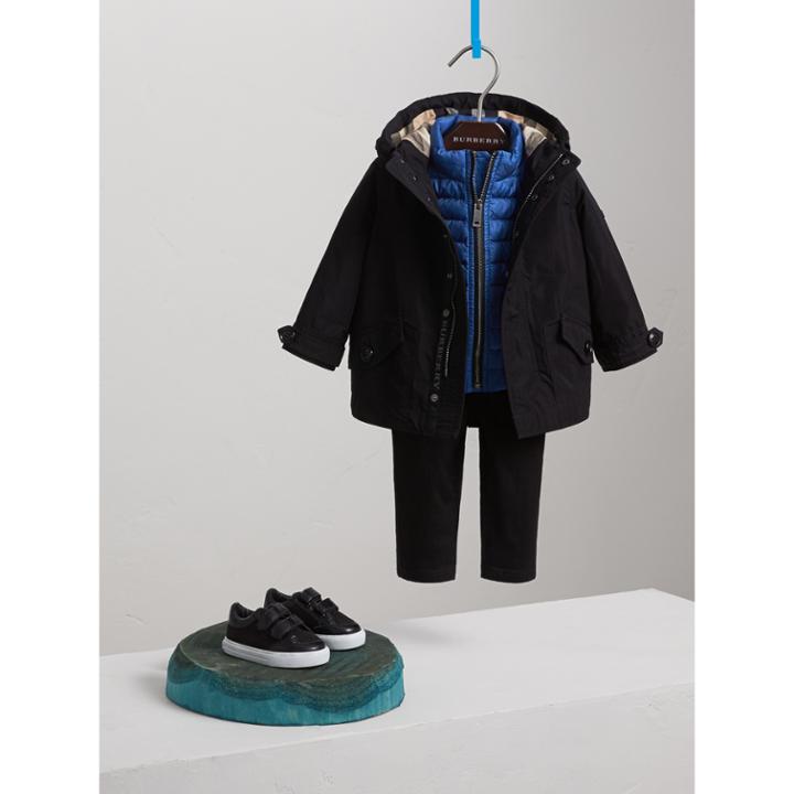 Burberry Burberry Shape-memory Taffeta Parka With Detachable Gilet, Size: 2y, Black