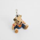 Burberry Burberry Thomas Bear Charm In Denim, Beige