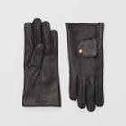 Burberry Burberry Cashmere-lined Lambskin Gloves, Size: 8