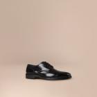 Burberry Burberry Leather Derby Shoes, Size: 39.5, Black