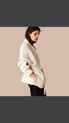 Burberry Knitted Cashmere Belted Cardigan