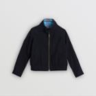 Burberry Burberry Childrens Reversible Check Cotton Harrington Jacket, Size: 4y, Blue