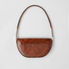 Burberry Burberry Small Embossed Monogram Leather Olympia Bag, Brown