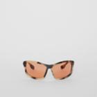 Burberry Burberry Wrap Frame Sunglasses, Orange