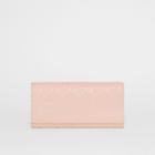 Burberry Burberry Monogram Leather Continental Wallet, Pink