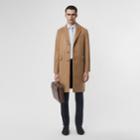 Burberry Burberry Wool Cashmere Tailored Coat, Size: 40, Brown