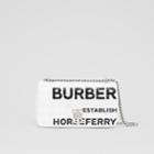 Burberry Burberry Small Horseferry Print Quilted Lola Bag, White