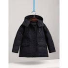 Burberry Burberry Detachable Raccoon Fur Trim Down-filled Hooded Puffer Coat, Size: 5y, Blue