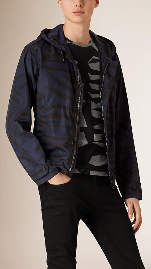 Burberry Prorsum Animal Print Showerproof Technical Jacket