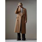 Burberry Burberry Camel Hair Wool Chesterfield, Size: 42, Brown